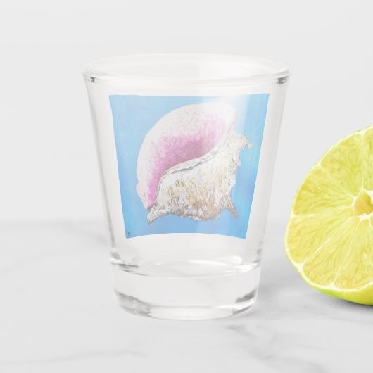 Conch Shell Shot Glass Glas (Achterkant)
