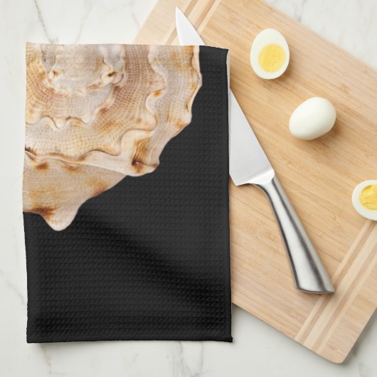 Conch Shell Tea Towel Theedoek (Quarter Fold)