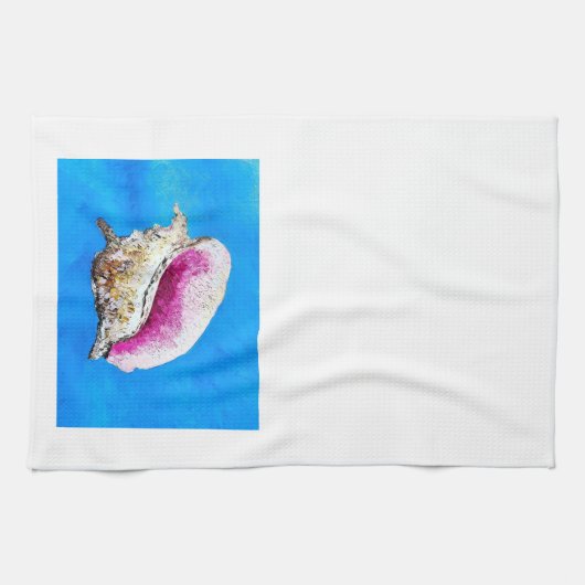 Conch Shell Tea Towel Theedoek (Horizontaal)