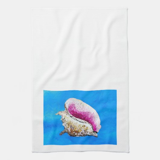 Conch Shell Tea Towel Theedoek (Verticaal)