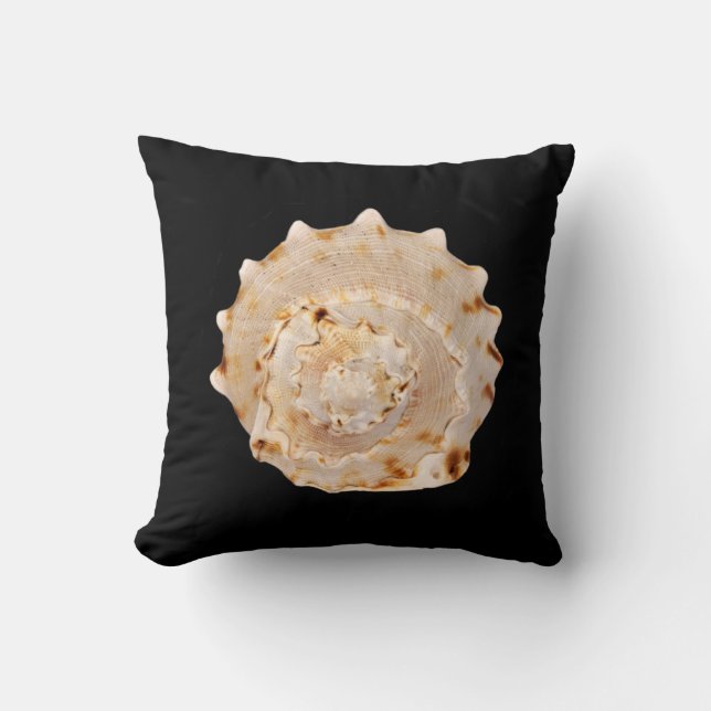 Conch Shell Throw Cushion Kussen (Voorkant)