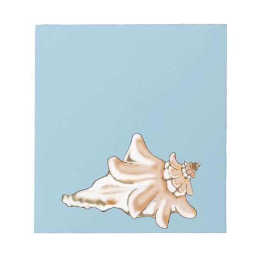Conch Shell-toetsenblok Notitieblok (Voorkant)