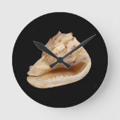 Conch Shell-wandklok Ronde Klok (Voorkant)