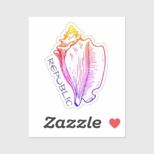 Conch Sticker (Vel)
