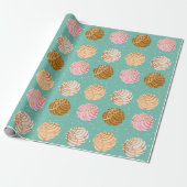 Concha/Conchita Pattern Wrapping Paper Cadeaupapier (Uitgerold)