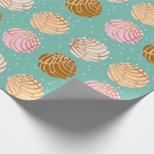 Concha/Conchita Pattern Wrapping Paper Cadeaupapier (Hoek)