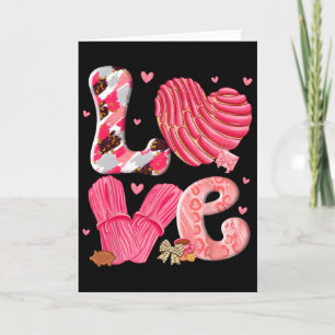 Concha Love Valentijnsdag Mexicaans Zoete Pan Dulc Kaart