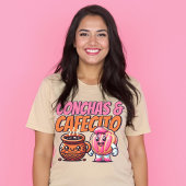 Conchas & Cafecito Spaanse zoete koffie Pan Dulce T-shirt