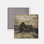 Conchas Chinas Uitzicht Antiek Magneet (Voorkant / Achterkant)