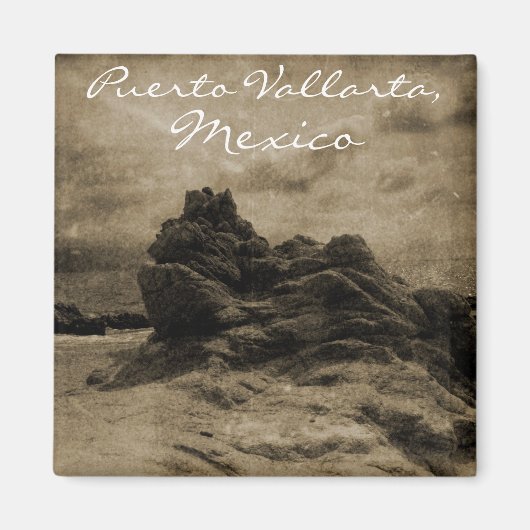 Conchas Chinas Uitzicht Antiek Magneet (Voorkant)