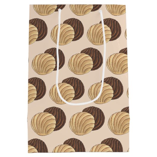 Conchas Mexicaans Pan Dulce Zoete Brood Panadería Medium Cadeauzakje (Achterkant)