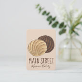 Conchas Mexicaanse Pan Dulce Brood Panadería Bakke Visitekaartje (Staand voorkant)