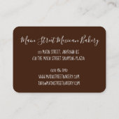 Conchas Mexicaanse Pan Dulce Brood Panadería Bakke Visitekaartje (Achterkant)