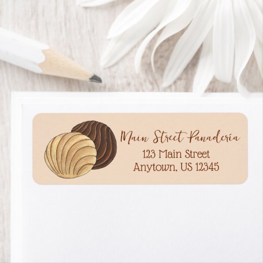 Conchas Mexicaanse Pan Dulce Zoet Brood Panadería Etiket (Insitu)