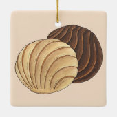 Conchas Mexicaanse Pan Dulce Zoet Brood Panadería Keramisch Ornament (Achterkant)