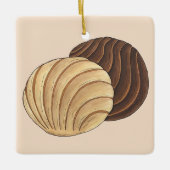 Conchas Mexicaanse Pan Dulce Zoet Brood Panadería Keramisch Ornament (Voorkant)