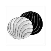 Conchas Mexican Food Pastry Bakery Bake Sale Rubberstempel (Afrduk)