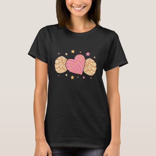 Conchas Pan Dulce Latina Mexican Mujer Concha Past T-shirt (Voorkant)
