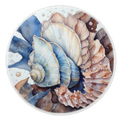 Conchschaal Keramische Knop (Voorkant)