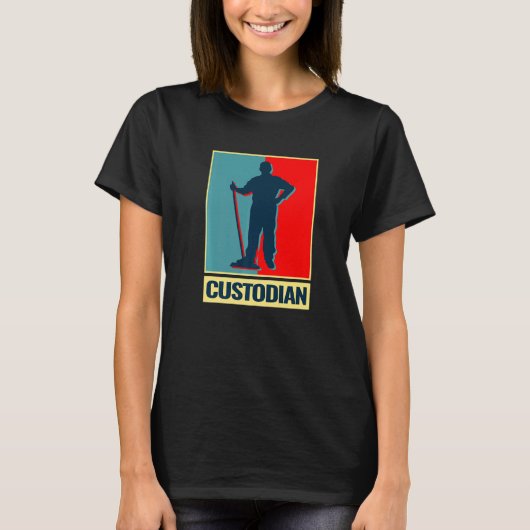 conciërge bewaarder t-shirt (Voorkant)