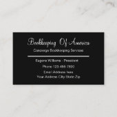 Conciërge Boekhouding Classic Design Visitekaartje (Voorkant)