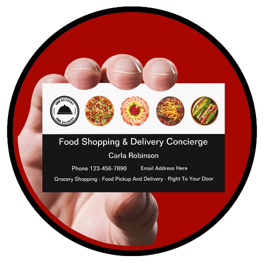 Conciërge Food Shopping & Delivery Visitekaartje