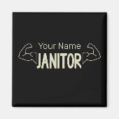 conciërge of conciërge-ontwerpfacilitatiemanager magneet (Voorkant)