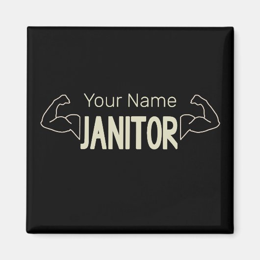 conciërge of conciërge-ontwerpfacilitatiemanager magneet (Voorkant)