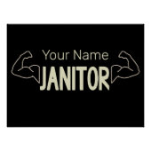 conciërge of conciërge-ontwerpfacilitatiemanager perfect poster (Voorkant)