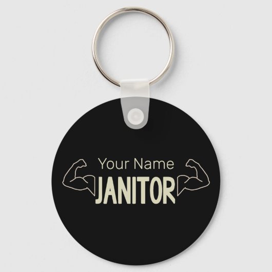 conciërge of conciërge-ontwerpfacilitatiemanager sleutelhanger (Achterkant)