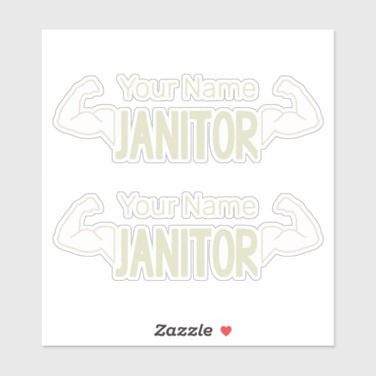 conciërge of conciërge-ontwerpfacilitatiemanager sticker (Vel)