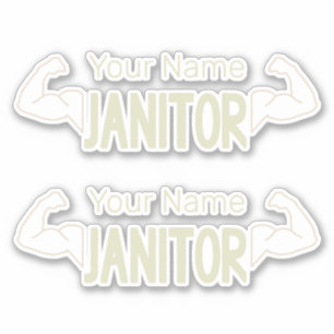 conciërge of conciërge-ontwerpfacilitatiemanager sticker
