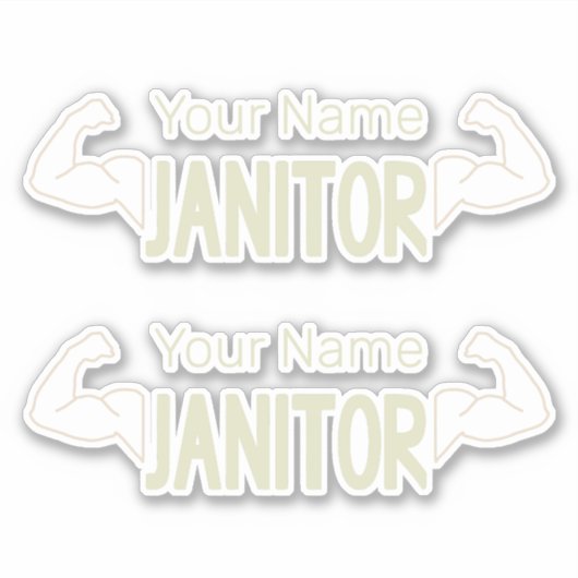 conciërge of conciërge-ontwerpfacilitatiemanager sticker (Voorkant)