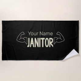 conciërge of conciërge-ontwerpfacilitatiemanager strandlaken