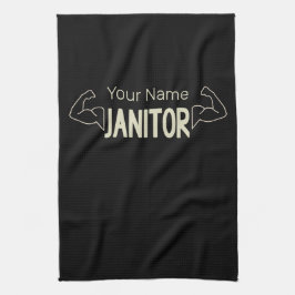 conciërge of conciërge-ontwerpfacilitatiemanager theedoek