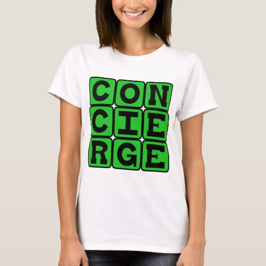 Conciërge, servicefunctie t-shirt (Voorkant)