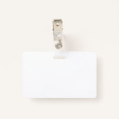 Conciërgenaambadge met clip badge (Achterkant met clip)