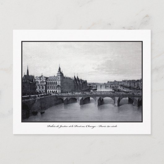 Conciergerie au 19e siècle - Parijs Briefkaart (Voorkant)