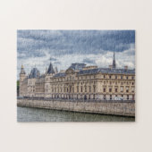 Conciergerie over de "le de la cite" in Parijs Legpuzzel (Horizontaal)