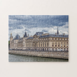 Conciergerie over de "le de la cite" in Parijs Legpuzzel