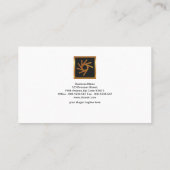 Concise Fresh Blue Pull-down Tab Factory Manager Visitekaartje (Achterkant)