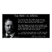 Concise MAN in ARENA Speech 1910 Perfect Poster (Voorkant)