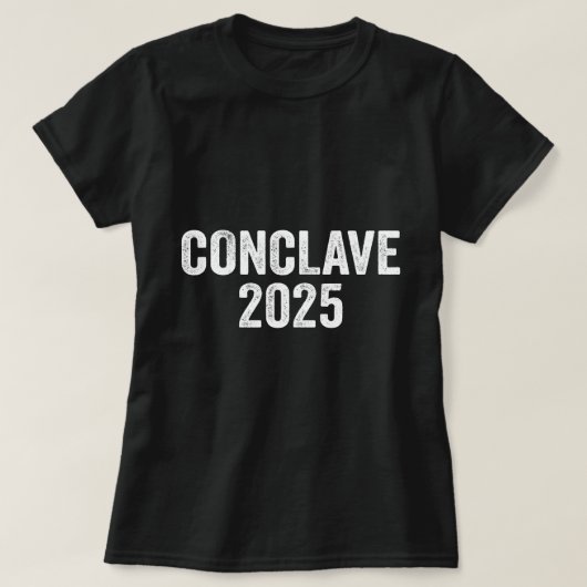 Conclaaf 2025 Pauselijk Conclaaf Ontwerp T-shirt (Design voorkant)