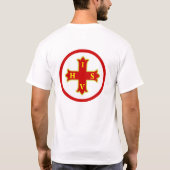 Conclaaf van het Rode Kruis van Constantine T-shirt (Achterkant)