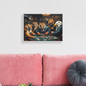 Concoratief schilderij (Wild Mafiosi) Canvas Afdruk (Insitu (Woonkamer))