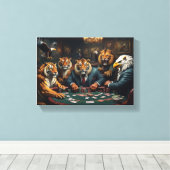 Concoratief schilderij (Wild Mafiosi) Canvas Afdruk (Insitu (Houten vloer))