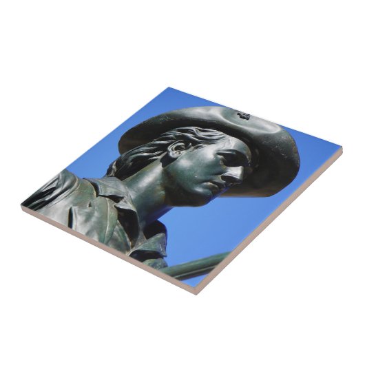 Concord 250 Minuteman Statuut 1775-2025 Tegeltje (Zijkant)