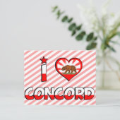 Concord, CA Briefkaart (Staand voorkant)