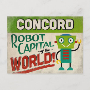 Concord California Robot - Funny  Briefkaart