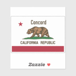 Concord California Sticker